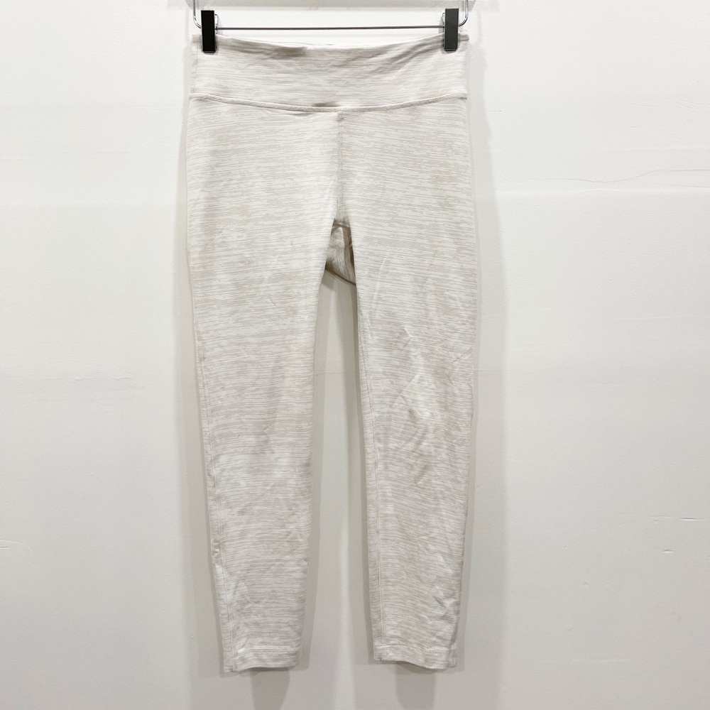 Outdoor Voices Cream Tan Crop Legging Athleisure Size Medium